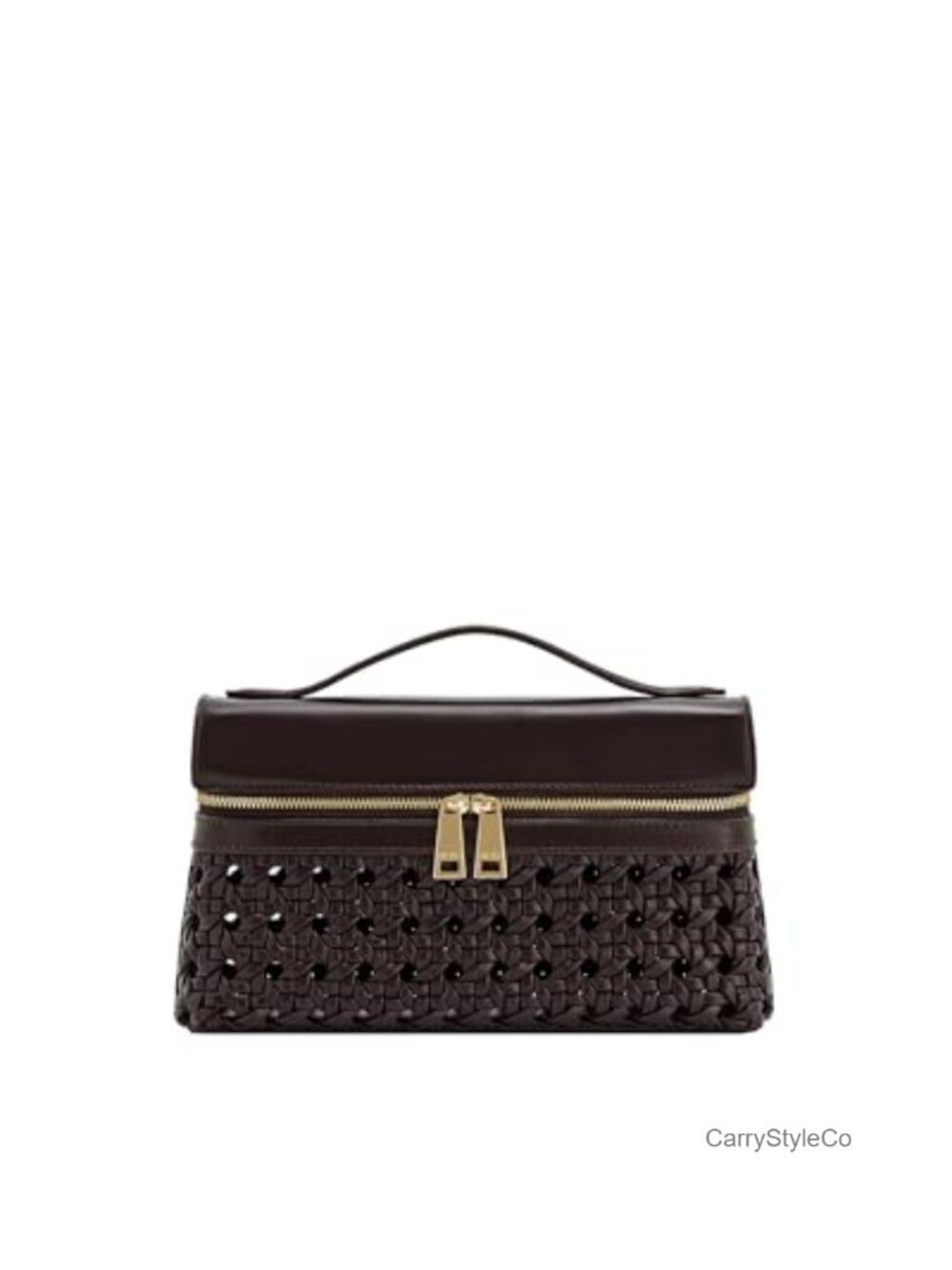 Vegan Leather Top Handle Satchel Crossbody Bag Detachable Strap